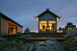 project ö is a series of self-sufficient timber cabins on a finnish archipelago designboom