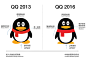 腾讯QQ更换新标识续：看一个企鹅的蜕变之路