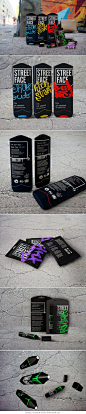 The concept of skincare products for urban teens, who lead an active lifestyle in the streets. Cool #packaging concept PD