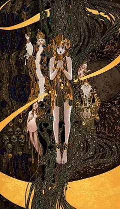 新年新壁纸/插画师CASIMIR LEE : 　　 BURNING LIQUOR潮流 　　 　　CASIMIR LEE 　　台湾插画创作者 　　擅长女性主题新艺术插画 　　主要以女性为主题，以华丽装饰性迷幻风格创作著称深深地吸引了许多人的喜爱 　　他的作品配色绚丽，平构与写实人