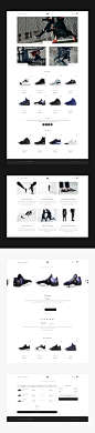 Y3 Sport Concept Store : Modern e-commerce concept website for Y3 sport shoes based on CMS WordPress.