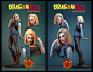 Android18# 3D 草图 - 龙珠粉丝艺术