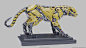 Robot Tiger Figure, Michael Weisheim Beresin : Here is a robotic version of the tiger. Made for printing. 
Rendered with blender e-cycles.