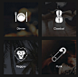 优秀的应用总有不一样的特色，著名音乐服务Spotify 在应用内小图标的设计上就相当有一套，我们也曾撰文一窥他们的图标设计历程。（链接→O网页链接 ）单色的图标加上半透明的遮罩，不仅降低了视觉噪音，让形象化的图标更容易传达含义，简约高效而又不简单。小编@爆炒地瓜