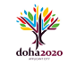 doha 2020 logo applicant city 卡特尔多哈公布申办2020年奥运会申奥标志