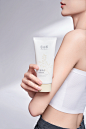 光感美白修护精华乳 模特拍摄 :: Behance