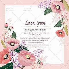 66号花束高跟鞋婚庆请柬祝福卡片海报迎宾背景墙高清冲印矢量素材-淘宝网