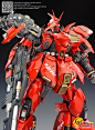 GS 1/100 MSN-04 Sazabi EVO 2.0 沙扎比 2.0 修改版 涂装完成品