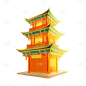 中秋节八月十五中国风国潮建筑元素