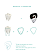 medical dental logo brand identity ID decor Interior design swan teeth tooth inspiration visual identity