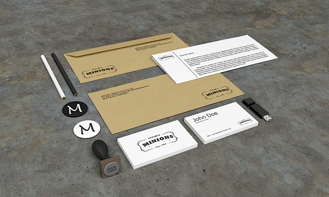 Stationery PSD Mocku...