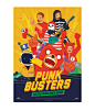 PUNKBUSTERS™ : THE PUNKBUSTERS TEAM IS A TEAM MADE OF MEDIA PROFESSIONALS WHO LOVE CHARACTERS AND ART TOYS. THE TEAM IS PLANNING VARIOUS CONTENTS PRODUCTION BY EMPLOYING THE CHARACTER, CALLED PUNKBUSTERS, AS A MEDIUM.PUNKBUSTERS IS AN ELECTRONIC ROCK BAND