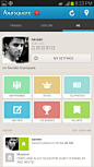 Foursquare Android user profiles screenshot