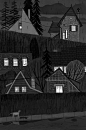 night falls