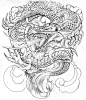 Japanese Dragon Tattoo Design by BeniaminoBradi.deviantart.com on @deviantART_元素 _急急如率令-B18947784B- -P301845838P- _T2022528 ?yqr=19920541# _国风First_T2022528 