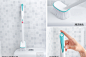 日本AISEN 3用浴室清洁刷浴缸刷 附瓷砖缝隙刷子+毛发夹地板刷-淘宝网