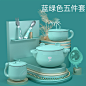 oright儿童餐具套装婴儿防摔吸盘碗辅食碗宝宝吃饭碗勺注水保温碗-tmall.com天猫