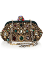 Dolce & Gabbana Jewel & Pearl-embellished Clutch: 