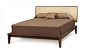 Modern SoHo Platform Panel Bed | Walnut, Cherry, Maple Wood | Custom Furniture Handmade in VT