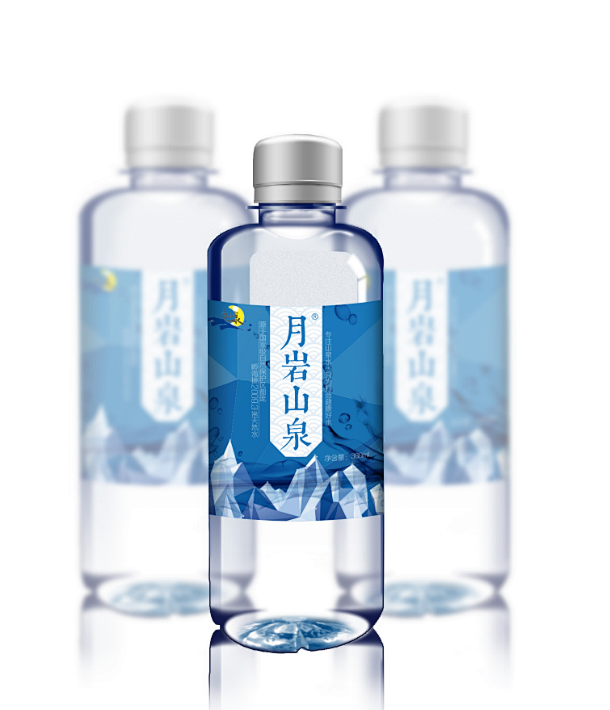 清新风格矿泉水包装