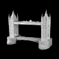 3D打印的伦敦塔桥，模型文件可点击图片进入下载。设计师 Lucie Laborde #教育# #建筑# #设计# #城市# #文化# #3D打印# #3D模型# #科技# #创意#
