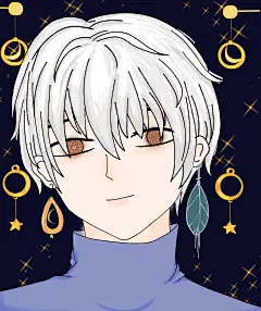 原创插画男孩子头像