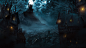 Frank and Zed Environment 01, Glenn Porter : Environment work for Frank and Zed