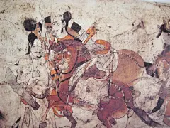 北齐东安王娄睿墓壁画（一）#古墓知多少# ​​​​