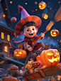 azdeqqdudo_A_cartoon_little_boy_wearing_a_magic_hat_wearing_an__7375da79-9580-4171-a485-b3eecc2f5b7d