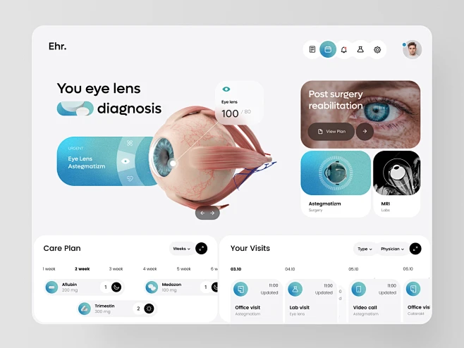 ehr saas web3 ux ui 设计开发-花瓣网