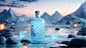 ls7623_A_bottle_of_light_blue_liquor_with_waves_on_the_body_sit_c69d0b26-cf0f-45a9-9a8d-54578d9843a0