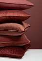 Kravet presents a capsule collection of perfectly paired fabrics in pantone Color of the Year 2015 Marsala