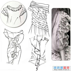 1米8的小清新采集到服装款式图
