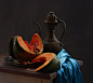 photo: натюрморт с тыквой и старым кувшином | photographer: inna korobova | WWW.PHOTODOM.COM