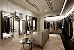 男装店铺装修设计图集丨服装展示展架展台/试衣间展示区销售区设计