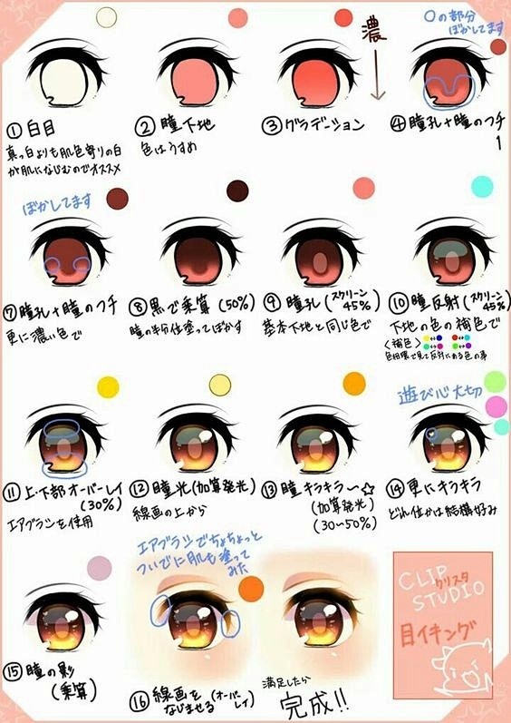 眼睛的画法，简单易懂的教程-3【推荐课程...