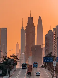 深圳拍照好去处｜日落时分看深圳地标