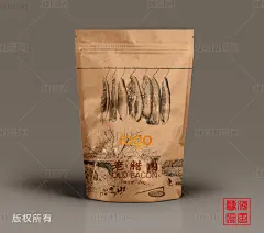 腊肉包装牛皮纸包装食品袋包装