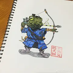 闲来无事到大师兄那里找点图画@Art_Sir大师兄 @手绘控_ @微博插画 @手绘插画 @艺伙官微 #手绘是一种信仰##插画狂想##马克笔手绘##艺术范##每日一画##旅行青蛙# ​​​​
