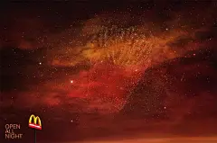 原来麦当劳、KFC、汉堡王们才是能打的设计创意高手！ : 麦当劳优秀海报鉴赏