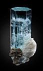 barfbarfbarf:<br/>earthshaped: Aquamarine with Cleavelandite and Muscovite Shigar Valley, Skardu District, Baltistan, Northern Areas, Pakistan<br/>