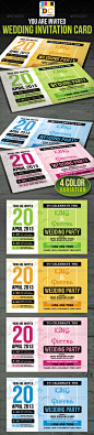 Wedding Party Invitation Card - GraphicRiver Item for Sale