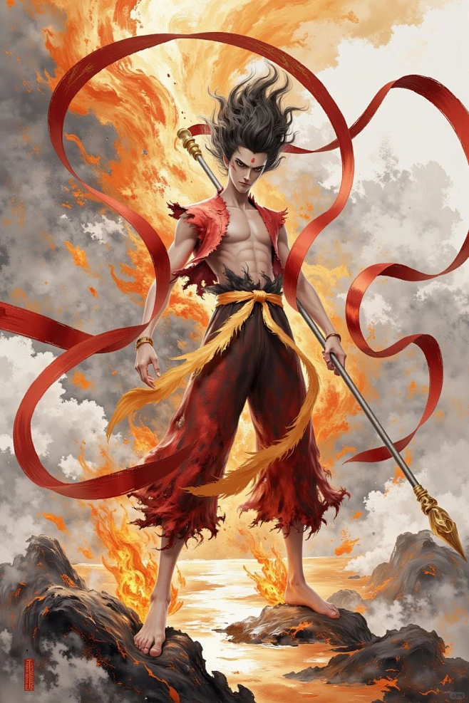 【哪吒】 陈塘关总兵李靖与殷夫人第三子，金吒与木吒之弟兼同门师兄弟，是辅佐姜子牙助周伐纣的开路先锋官；由母亲怀孕三年六个月而来，从肉球中出生 ...