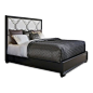 A.R.T. Furniture - A.R.T. Furniture Cosmopolitan Ebony Upholstered Panel Bed, King - The Cosmopolitan furniture collection from A.R.T. Home Furnishings is combines elements of mid-century Parisian design and modern Hollywood glamour, and this beautiful up