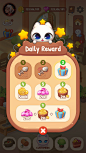 [UI For Mobile Game] Idle Game - Cat and Food