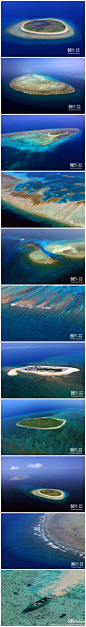 【高空航拍西沙群岛】西沙群岛位于南海中部，由东北部的宣德群岛和西南部的永乐群岛组成。西沙群岛海域海水清澈、洁净透明，最深能见度达到40米，在光影的映衬下，海水五光十色，变幻莫测，犹如仙境。