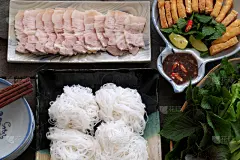 越南,小圆面包,食品,中年男人,汤姆,炸豆腐,细面条,豆腐,奶制品,水平画幅
