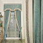 欧式窗帘豪华客厅卧室窗帘雪尼尔简约现代中式窗帘成品落地窗