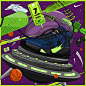 Nike Basketball——“The Planet of Hoops”篮球之星系列插画