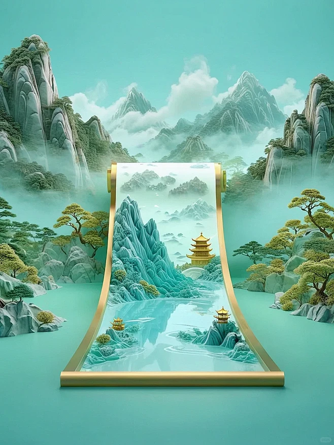 大美国风 尽在长卷之中 - 小红书